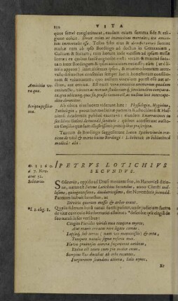 Petrus Lotichius Secundus.