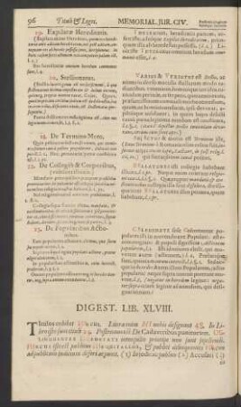 Digest. Lib. XLVIII.