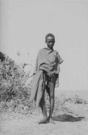 Junge in Banco (Äthiopienreise 1937/1938 - 3. Fahrt: von Addis Abeba nach Mogadischu und zurück)