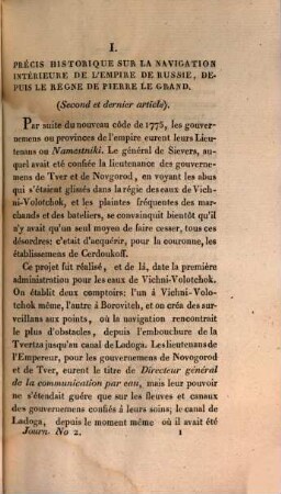 Journal des voies de communication. 2. 1826. Août