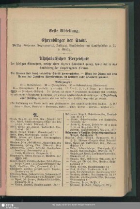 Ehrenbürger der Stadt
