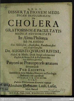 De cholera