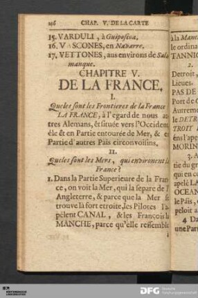 Chapitre V. De La France.