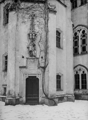 Püchau, Schloss : Püchau. Schloß. C. Lipsius. Treppenturmportal