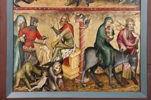Schottener Altar — Szenen aus dem Leben Mariens — Kindermord und Flucht