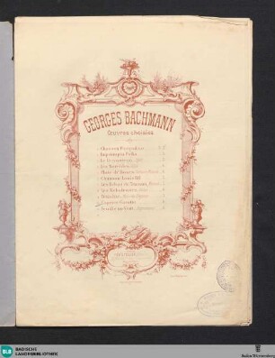Caprice Gavotte : pour le piano
