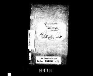 Konsensbuch von Reichenau (bei Zittau)