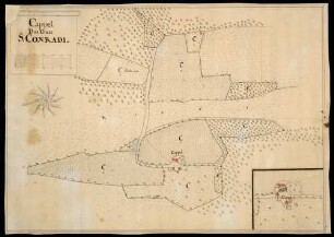 Kappelhof (1): Ailingen, Stadt Friedrichshafen, Bodenseekreis "Cappel. Das Gutt S. Conradi"