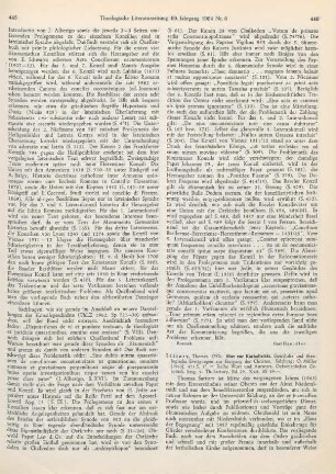 446-449 [Rezension] Sartory, Thomas, Mut zur Katholizität
