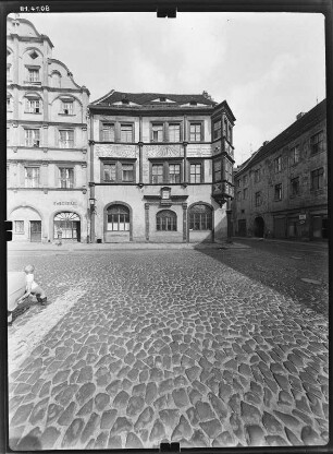 Görlitz, Untermarkt 24. Ratsapotheke (1550-1552; W. Roskopf d. J., Umbau 1771). Straßenfront