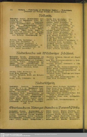 Oberstaucha m. Rittergut Staucha u. Vorwerk Pöhsig