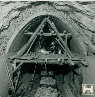 Gleisbergtunnel Heidenau-Altenberg, Deutschland, 1936