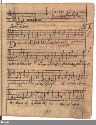 51. Sigfrid, Johann: Ductus est Jesus