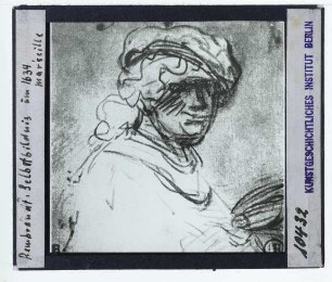 Rembrandt, Selbstbildnis (Zeichnung, Marseille inv63)