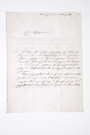 Brief von Freiherr von Kreittmayr-Offenstetten an Sickinger