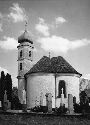 Schlehdorf. Friedhofskapelle (1693; Umbau 1784)