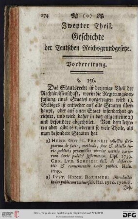 Zweyter Theil: Geschichte der Teutschen Reichsgrundgesetze