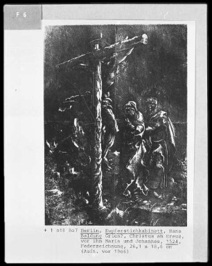 Christus am Kreuz mit Maria und Johannes
