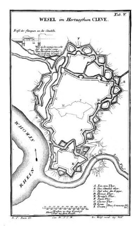Tab. V. - Wesel im Herzogthum Cleve.