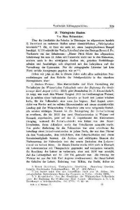 Thüringische Staaten