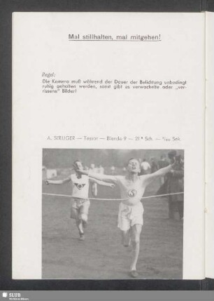 Mal stillhalten, mal mitgehen!