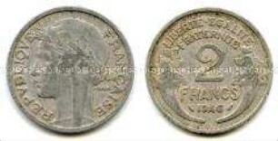 Frankreich, 2 Francs