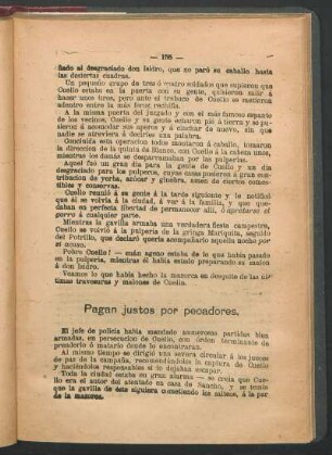 Pagan justos por pecadores.