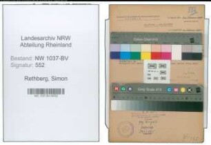 Entnazifizierung Simon Rethberg , geb. 10.08.1896 (Tischler)