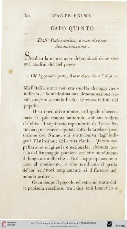 Capo quinto