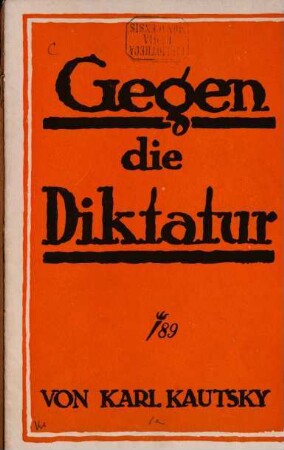 Gegen die Diktatur