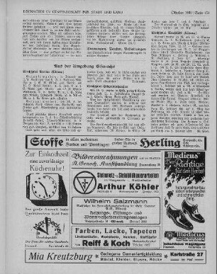Aus der Umgebung Eisenachs