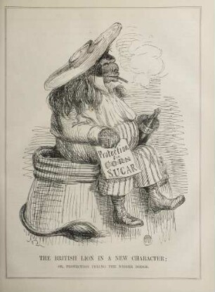 The British lion in a new character; or, protection trying the nigger dodge