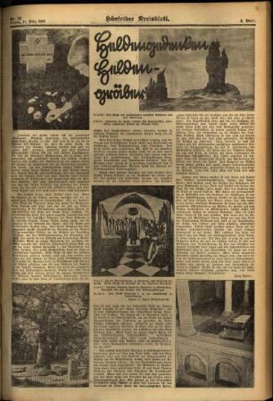 Zweite Ausgabe vom Freitag, den 11. März 1938.