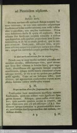 §. III. Neque morbum ullum sine symptomatibus dari