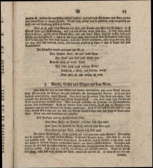 5. Anrede, Gebet und Segen vor dem Altar.