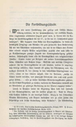 288-306 Die Fortbildungsschule