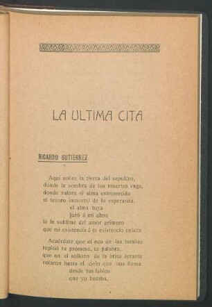 La última cita