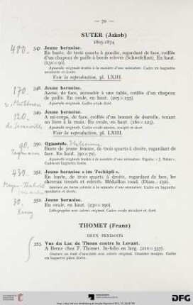 Thomet (Franz) (Nr. 353-354)