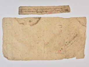 Von einem gewissen bKra-shis (bkras) persönlich ausgestellte schriftliche Bestätigung