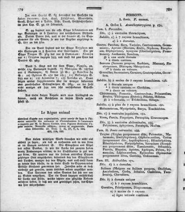 Le règne animal distribué d'après son organisation, pour servir de base a l'histoire naturelle des animaux et d'introduction a l'anatomie comparée ; Avec figures dessinées d'après nature / Georges Cuvier. - Nouv. éd., revue et augm. - Paris : Déterville. - Tom. I, II, IV, V, 1829
