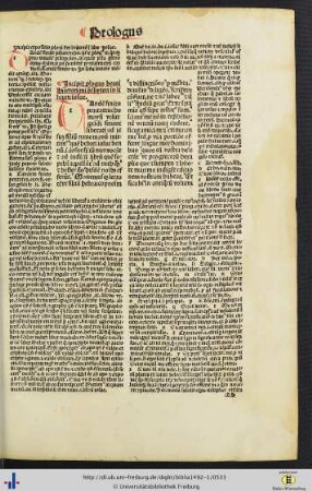 Prologus beati Hieronimi presbyteri in librum iosue cum expositione