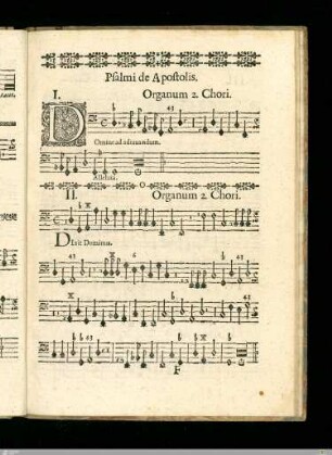Psalmi de Apostolis in secundis Vesperis.
