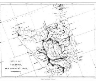 MAP OF TASMANIA