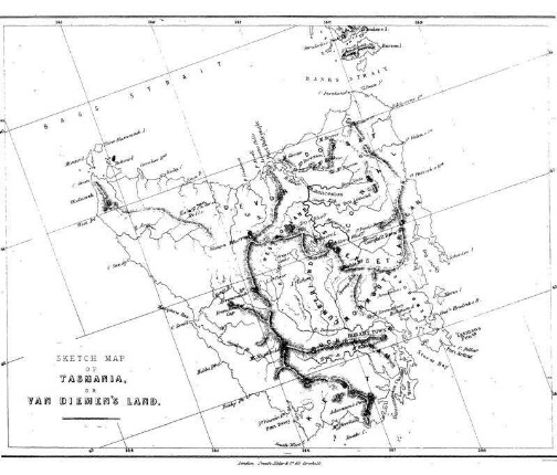 MAP OF TASMANIA
