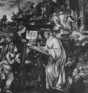 Die Madonna erscheint dem heiligen Bernhard