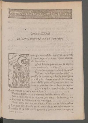 Capítulo LXXXIII - El refinamiento de la perfidia