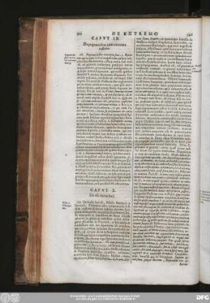 Caput X. De usu huius loci.