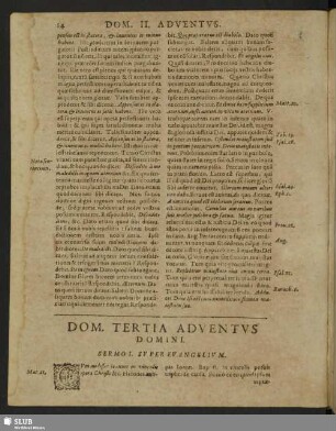 Dom. Tertia Adventus Domini