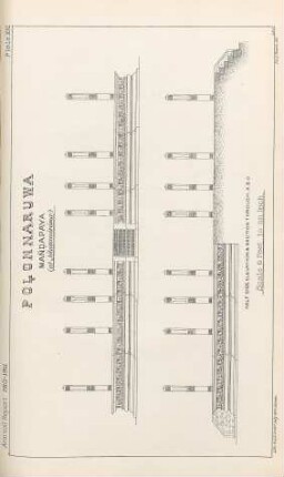 Plate XXI. Polonnaruwa. Mandapaya (at Jétawanáráma) ...