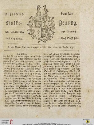 Zweiter Band. Drei und Dreißigstes Stück